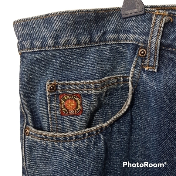 Walls Ranchwear Blue Denim Jeans, 38" Inseam - Picture 5 of 11